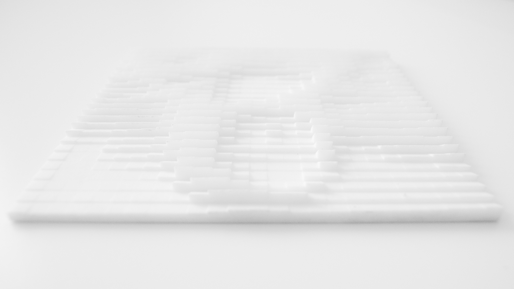 The 3d model from top, revealing even more details